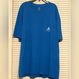 AFTCO Men's Ocean Blue Short Sleeve Tee
